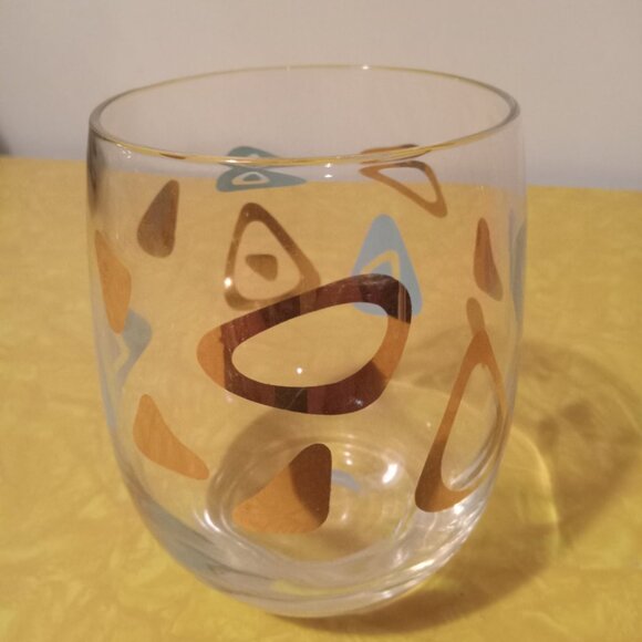 vintage amoeba mcm atomic boomerang shot glass - Picture 2 of 3